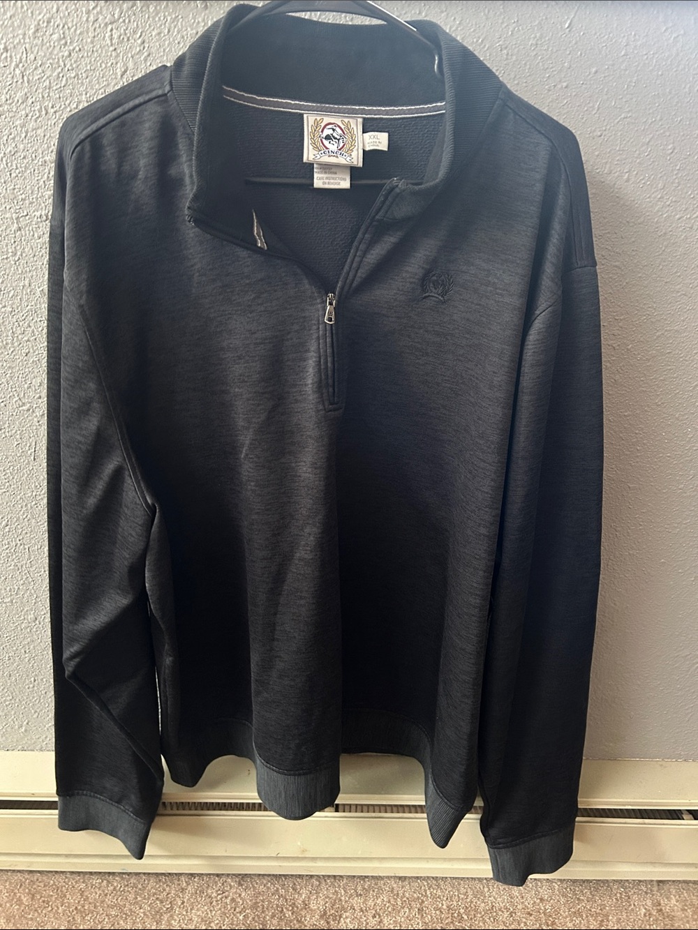 Cinch Men's Black Quarter-Zip Pullover